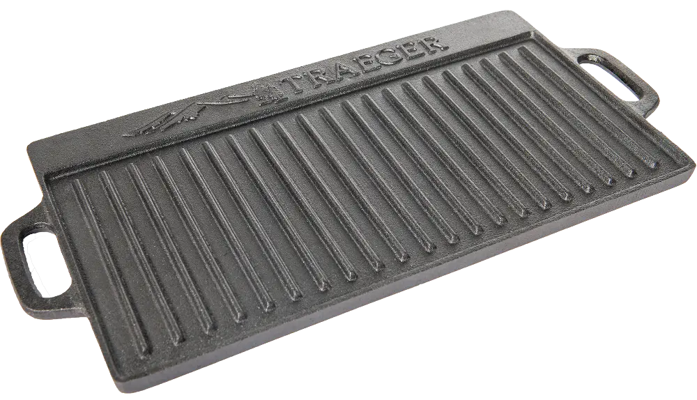 BAC382 Traeger Grill Cast Iron Reversible Griddle-1