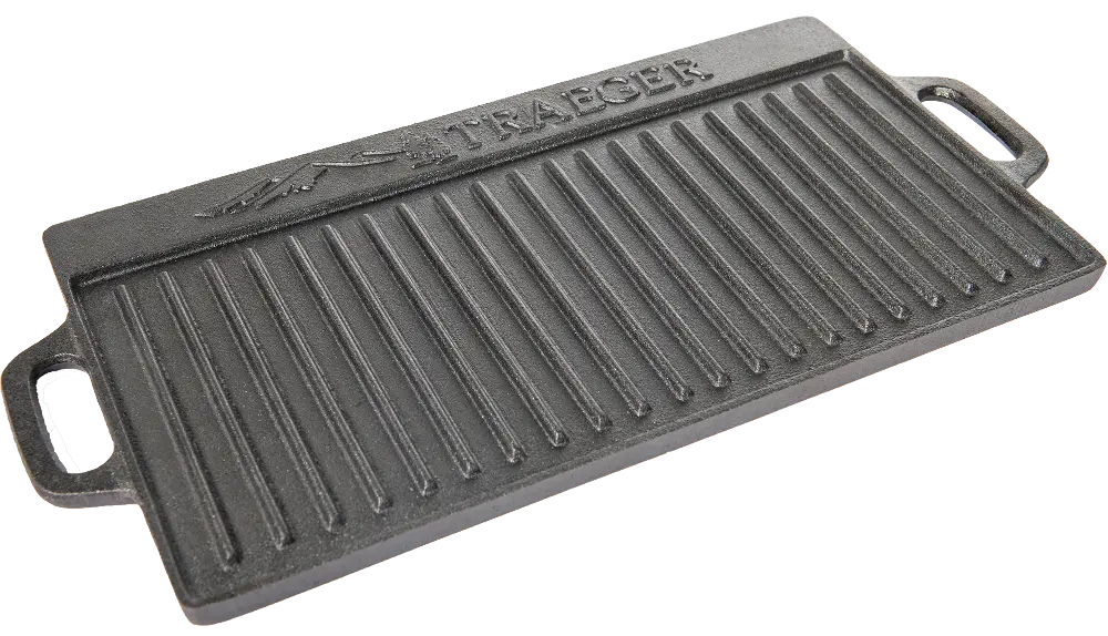 BAC382,C_I_GRIDDLE Traeger Grill Cast Iron Reversible Griddle-1