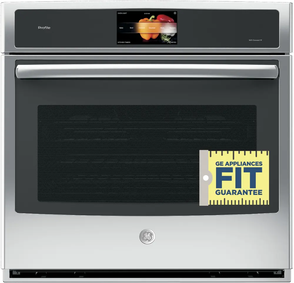 PT9051SLSS GE Profile 30 Inch Smart Single Wall Oven - 5.0 cu. ft. Stainless Steel-1
