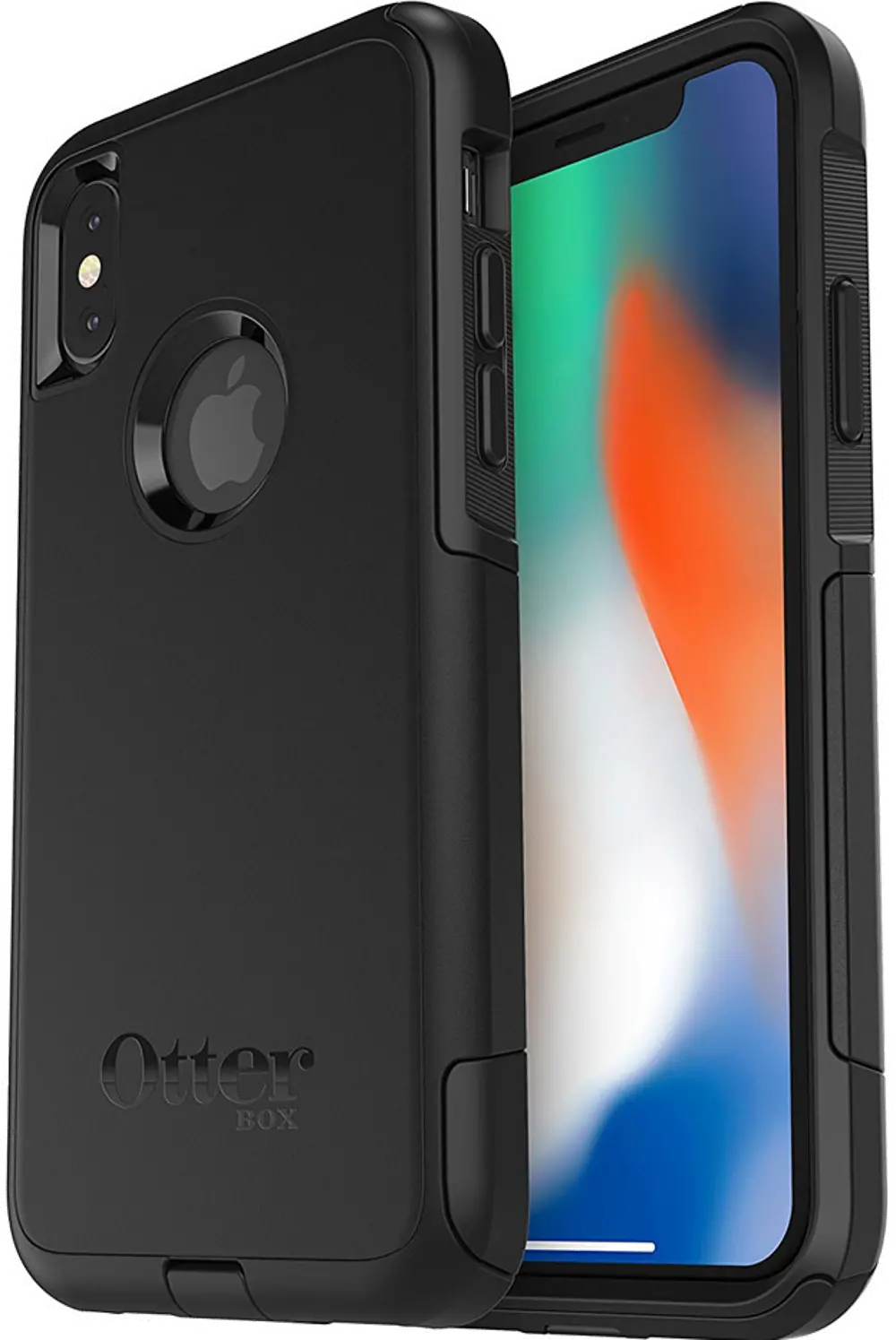 77-57059,C-IPX,BLK OtterBox Commuter Black iPhone X Case-1