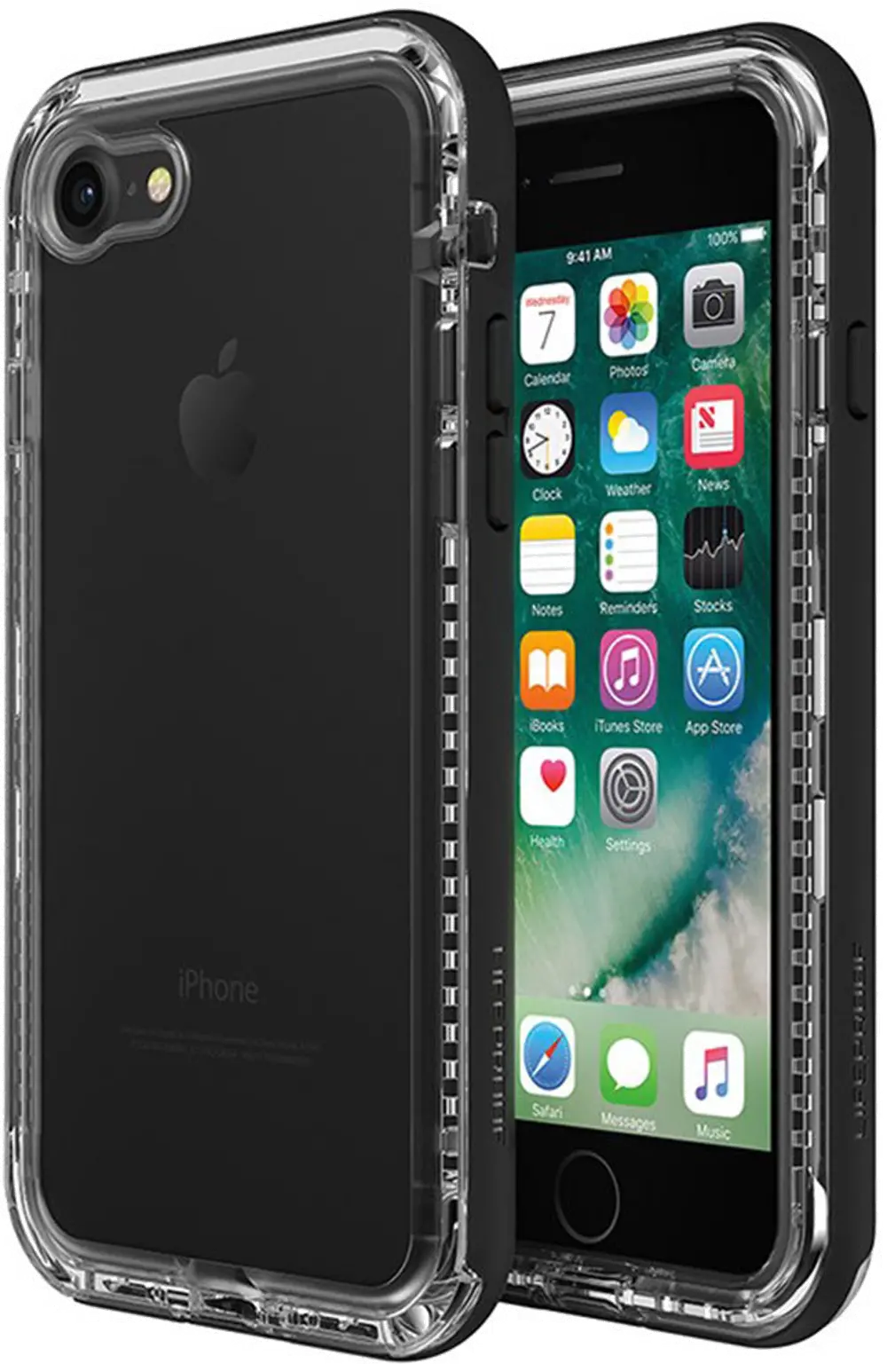 77-57190 Lifeproof Next Black iPhone 7 / iPhone 8 Case-1