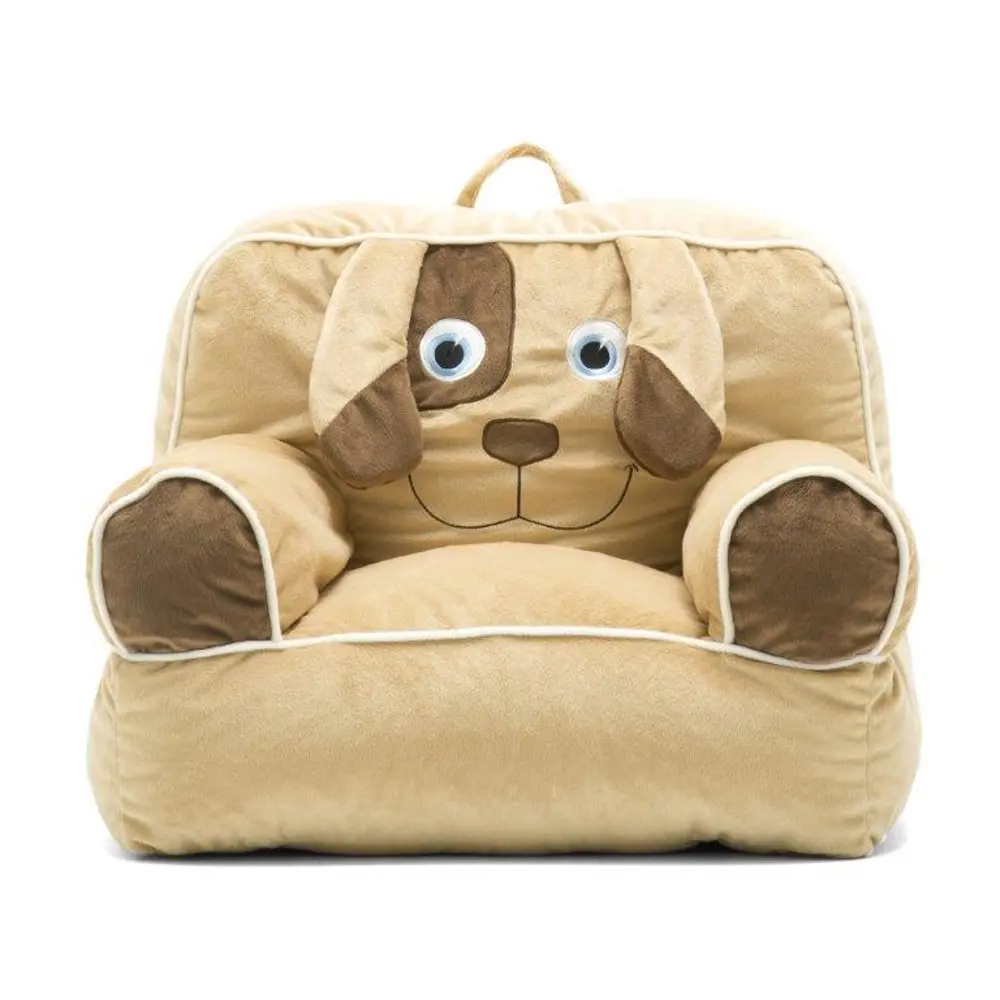 0887673/THRONECHAIR Light Brown Dog Bean Bag Throne Chair - Bagimal-1