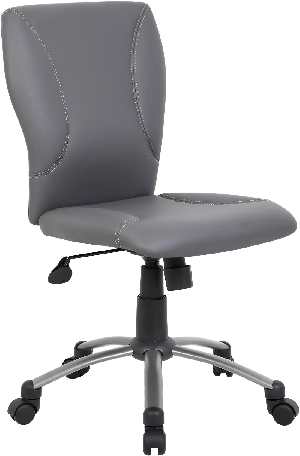 Comfortable Gray Office Chair-1