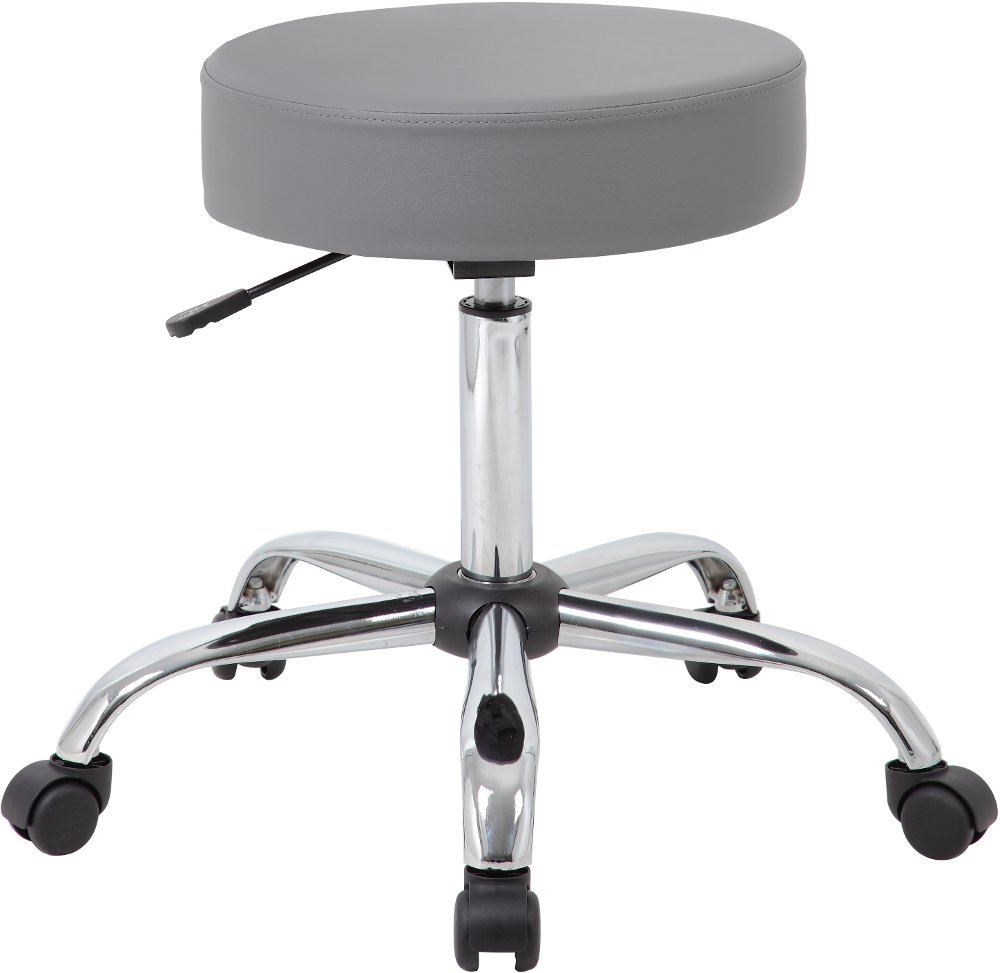 Gray Medical Office Chair Stool