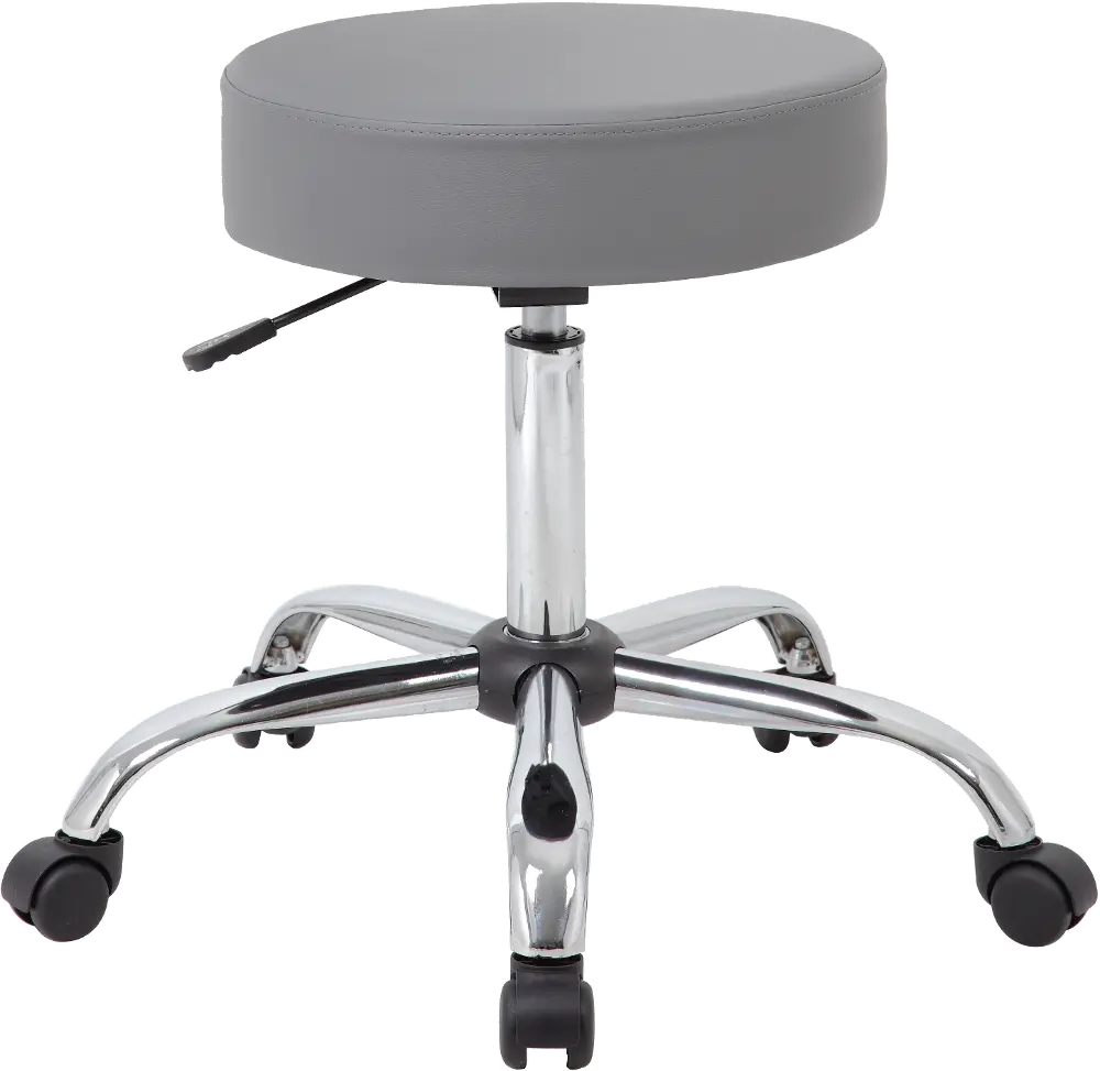Gray Medical Office Chair Stool-1