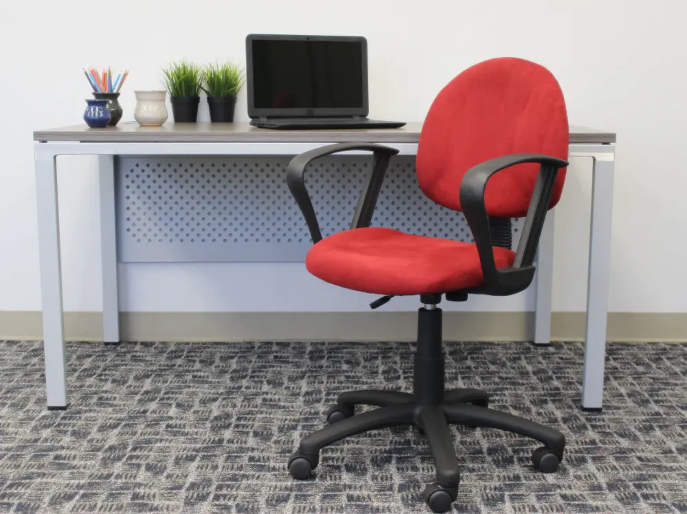 Deluxe Red Office Chair for Posture-1