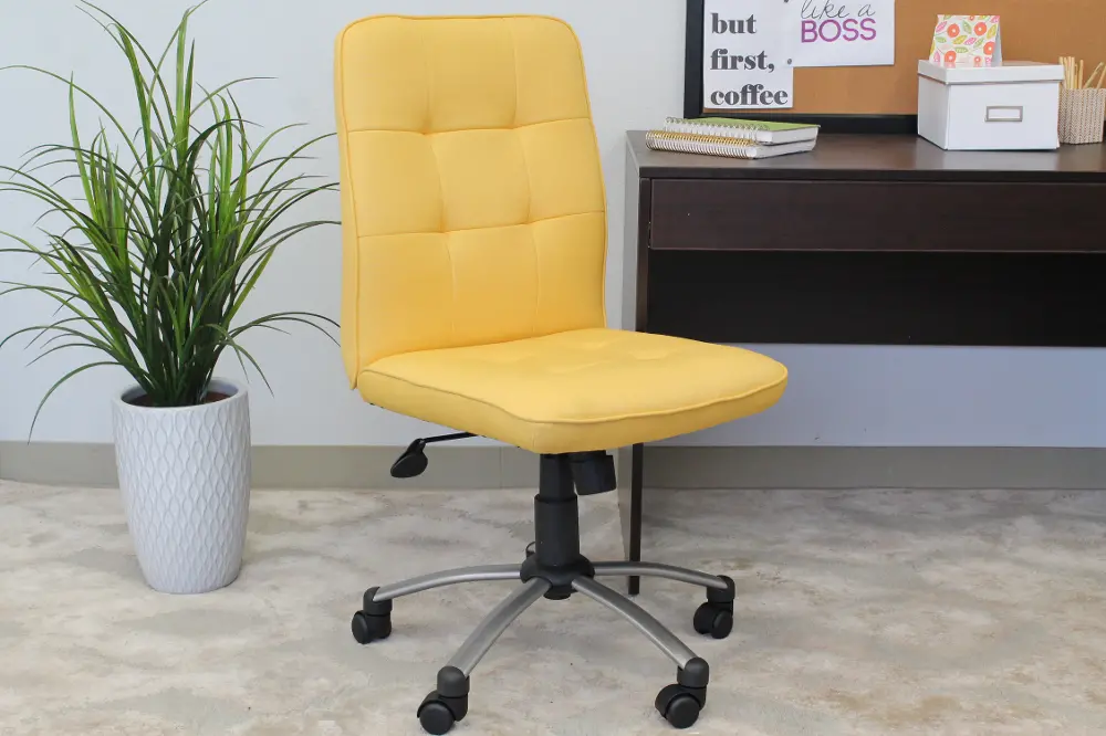 Yellow Ergonomic Office Chair-1