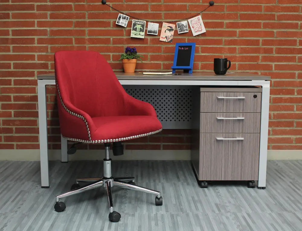Red Office Chair-1