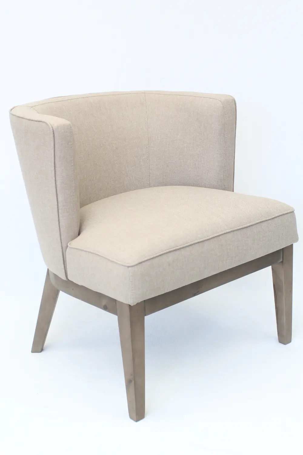 Beige Oversized Accent Chair-1