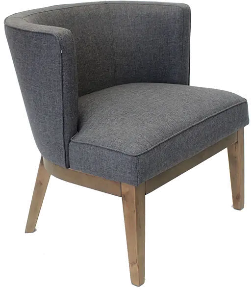 Slate Gray Oversized Accent Chair