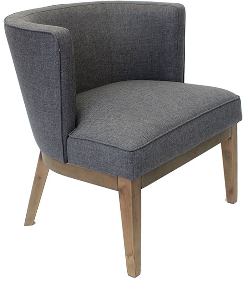 Slate Gray Oversized Accent Chair