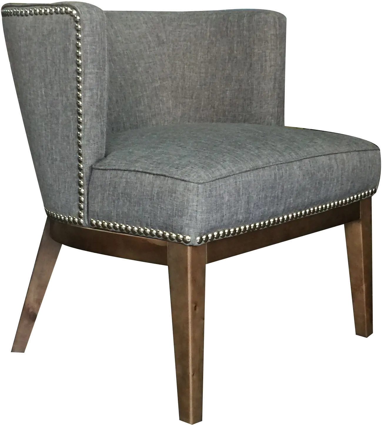Gray Oversized Accent Chair