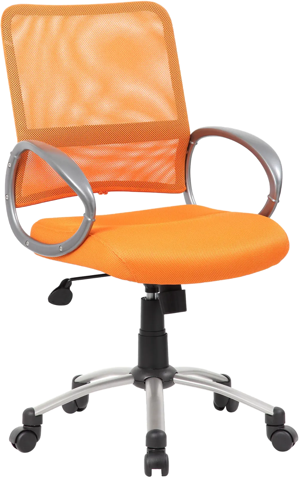 Adjustable Orange Breathable Office Chair-1