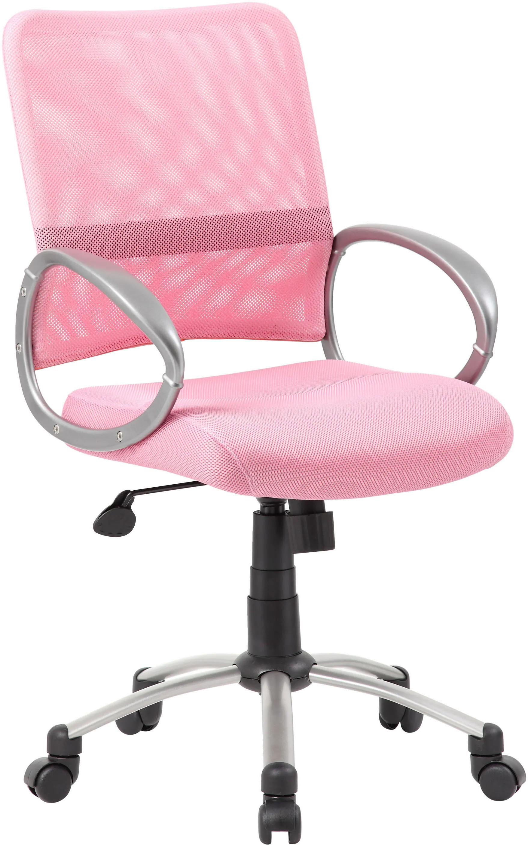B6416-PK Adjustable Pink Breathable Office Chair sku B6416-PK
