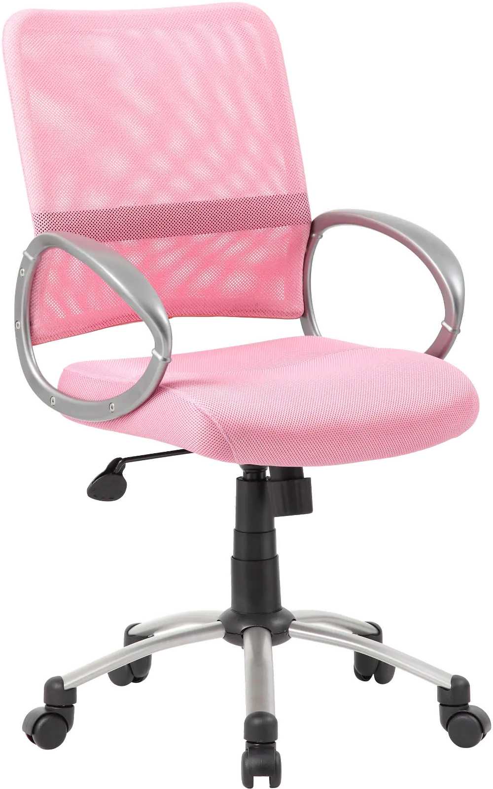 Adjustable Pink Breathable Office Chair-1