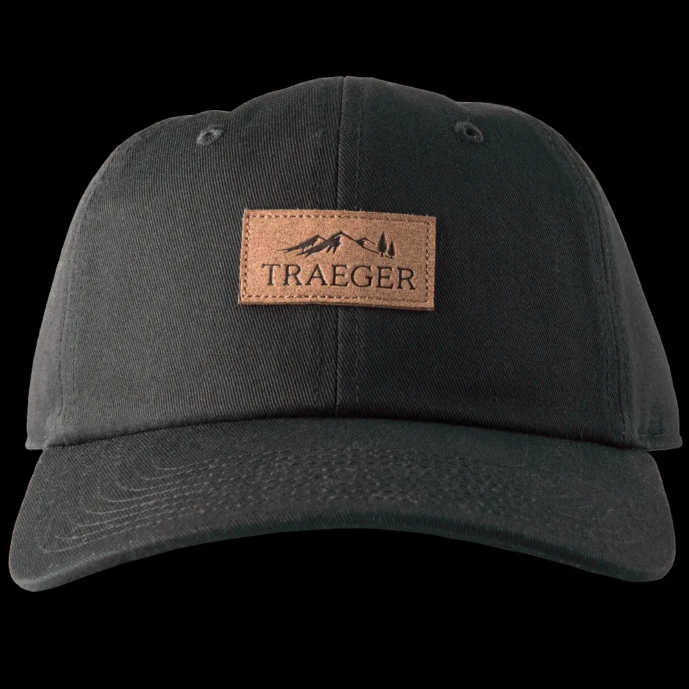 APP233 Traeger Grill Black Curved Bill Adjustable Hat-1