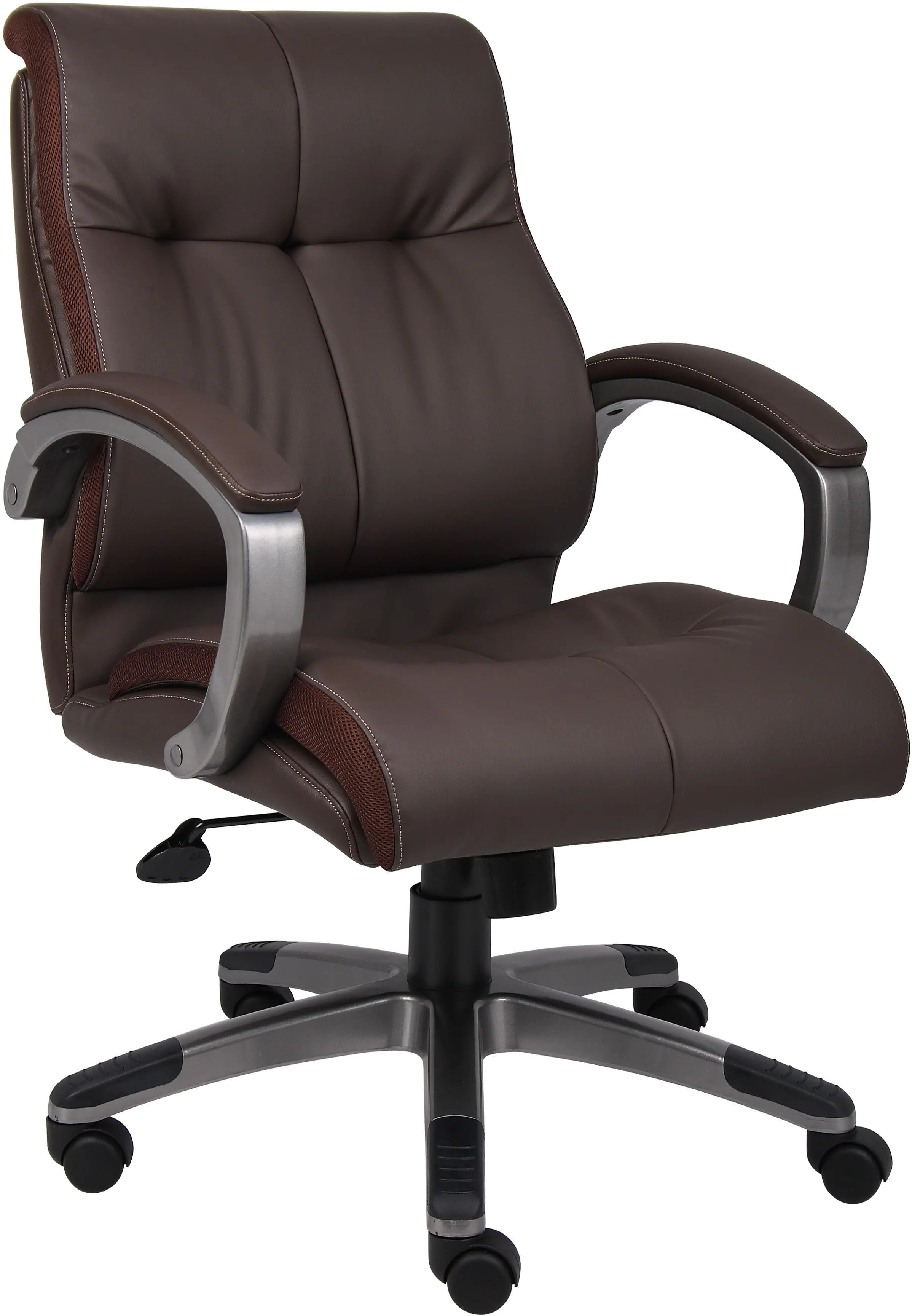 Brown High-Back Executive Office Chair