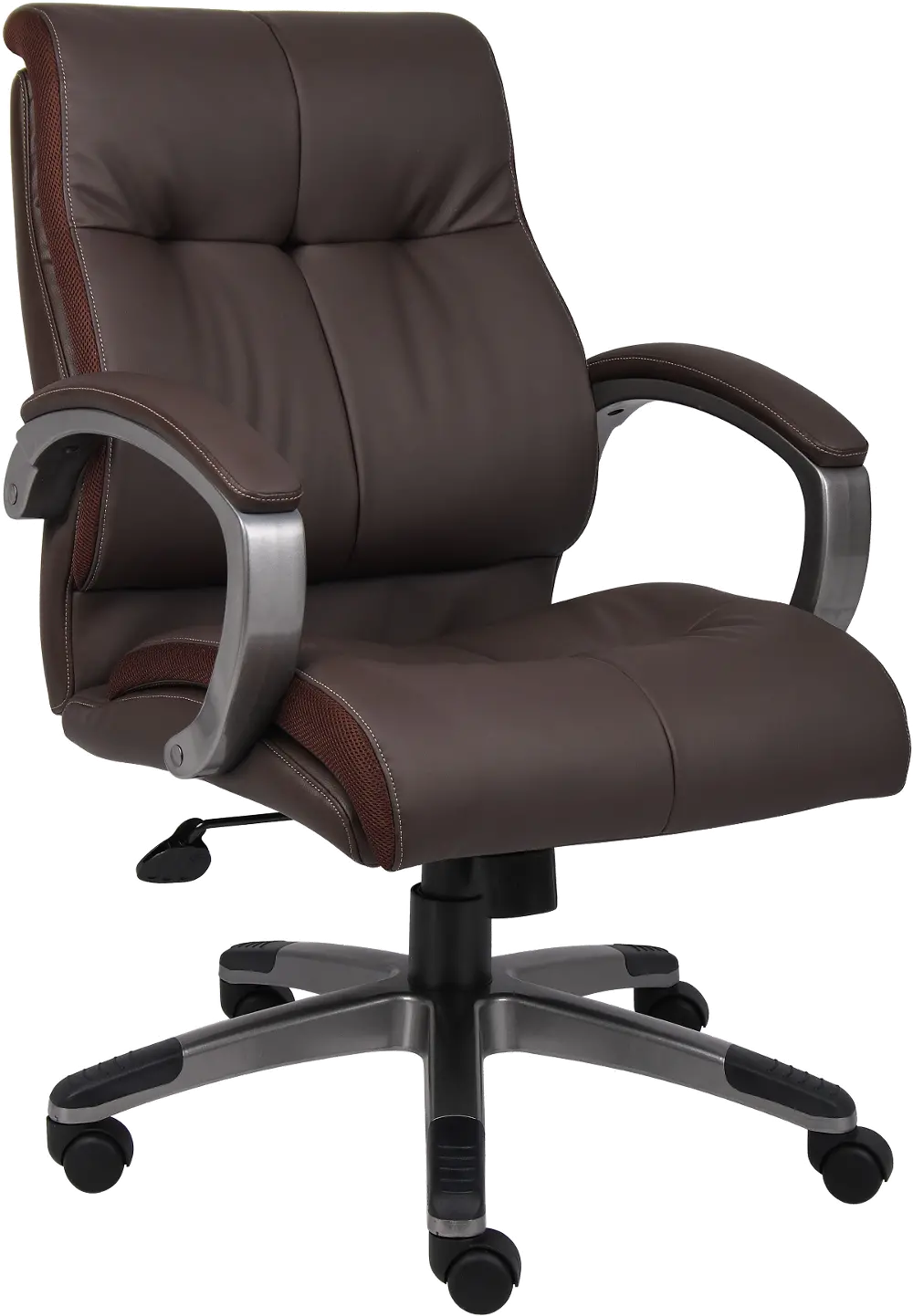 Brown High-Back Executive Office Chair-1