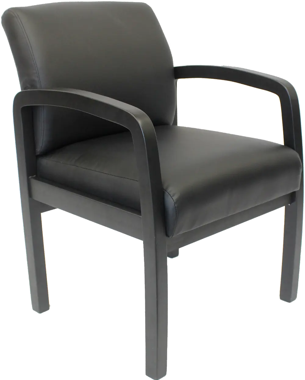 Black Office Guest Chair-1