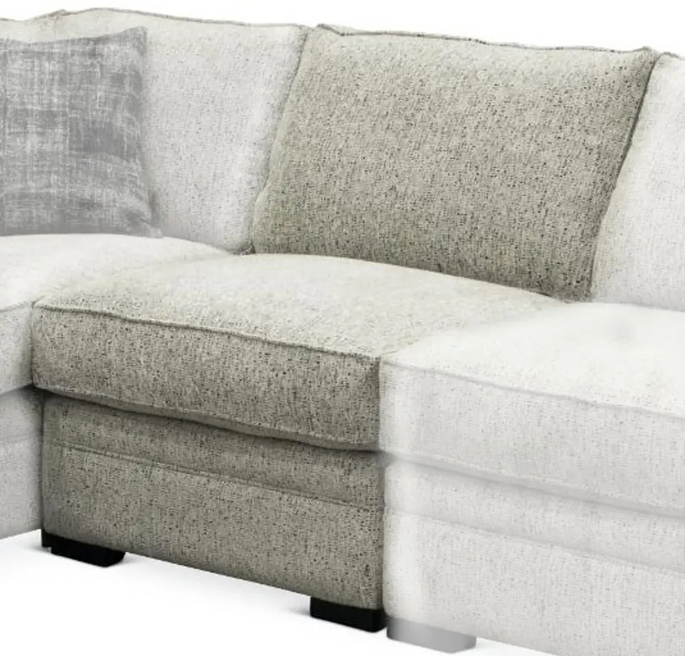 412F-10 Casual Contemporary Gray Armless Chair - Juno-1