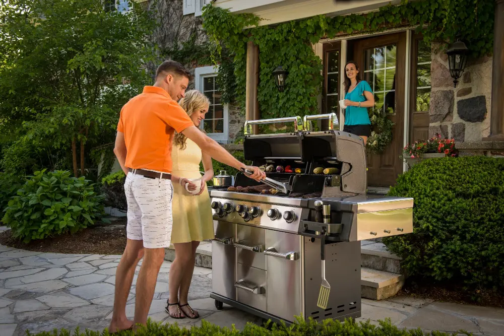 957884 Broil King Imperial XLS Liquid Propane Grill - Stainless Steel-1