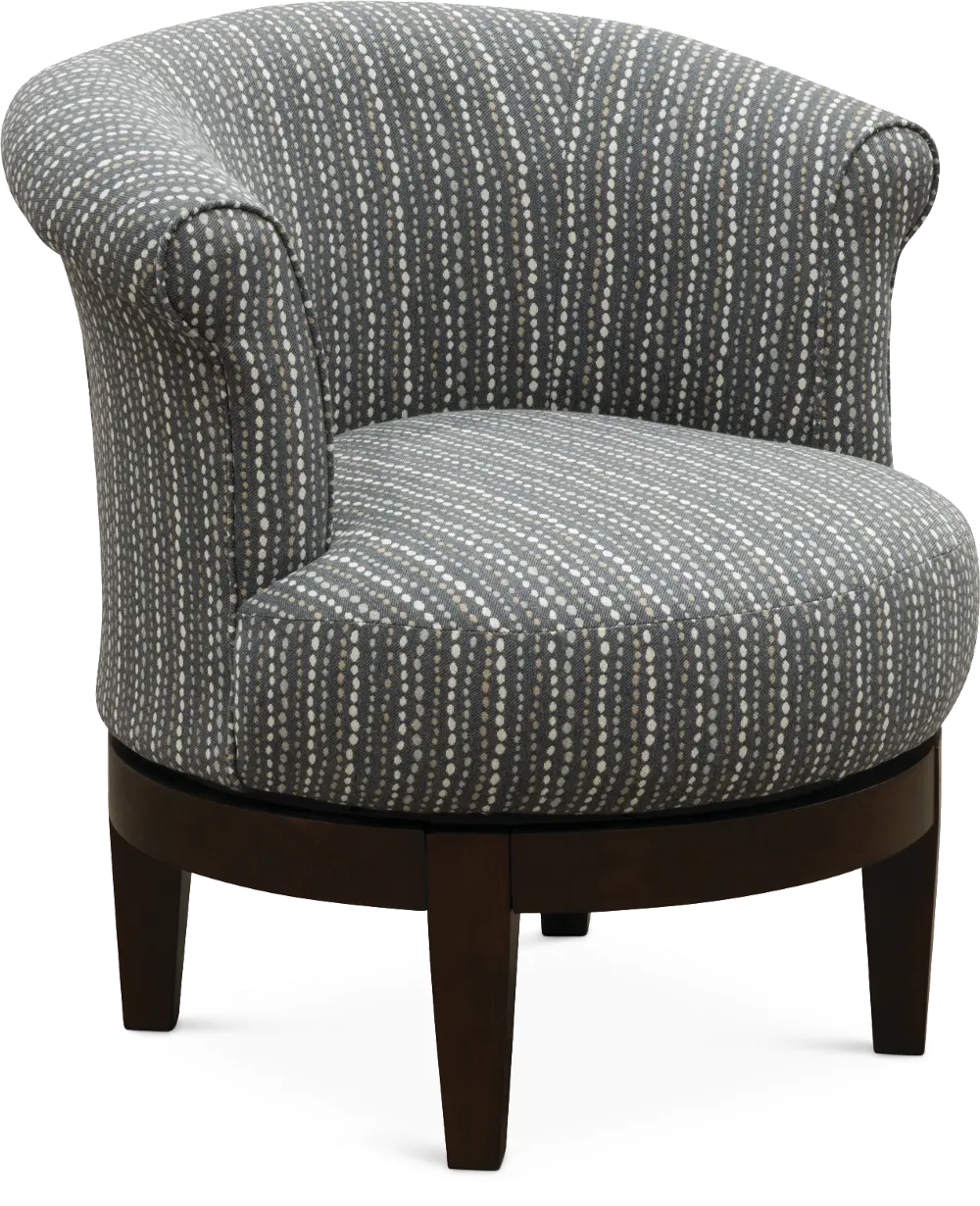 Attica Charcoal Gray Swivel Accent Chair-1