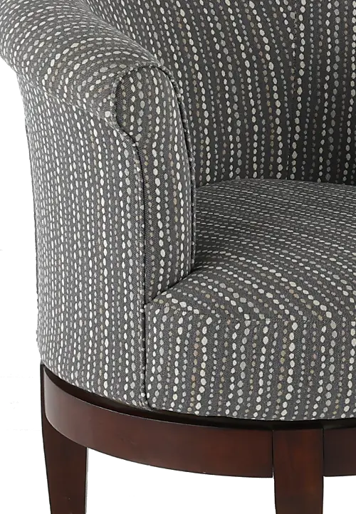 Dark gray swivel chair hot sale