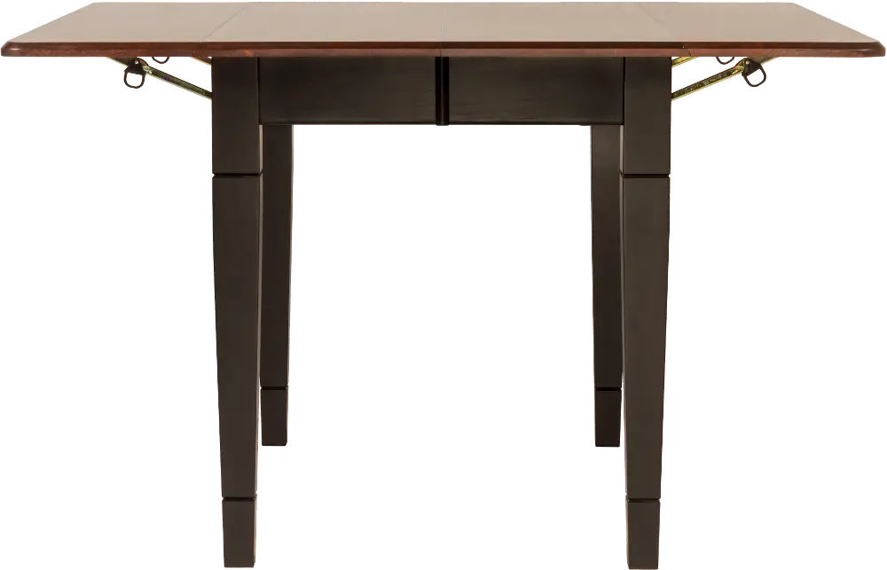 Saber Maple Two-Tone Drop Leaf Dining Room Table-1