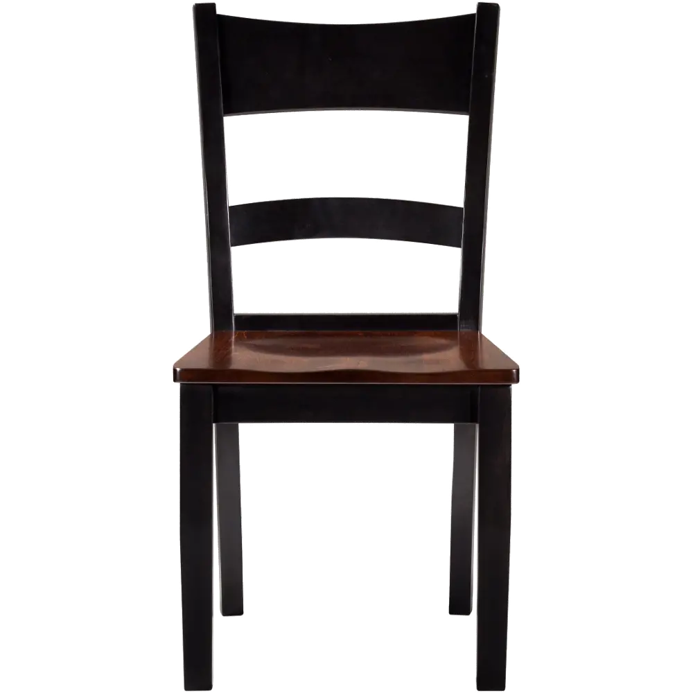 Saber Two-Tone Ladder Back Dining Room Chair-1