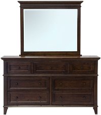 Classic Cherry Brown Dresser Brentwood Rc Willey Furniture Store