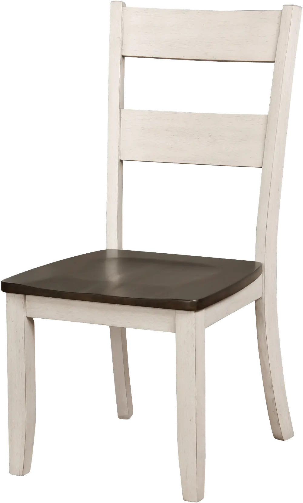 Brown and White Dining Chair - Perrin-1