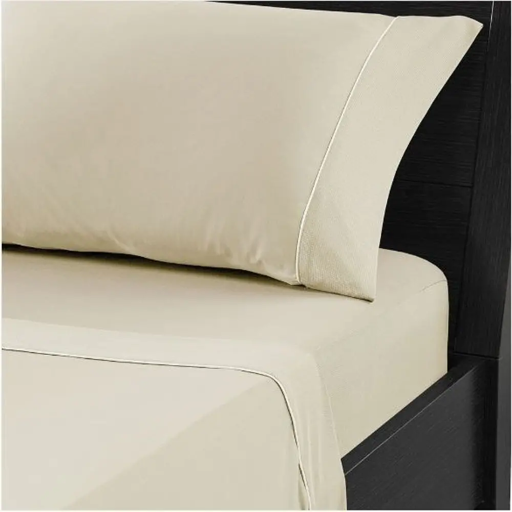 SPXACFQ BedGear Champagne Dri-Tec Performance Queen Bed Sheets-2