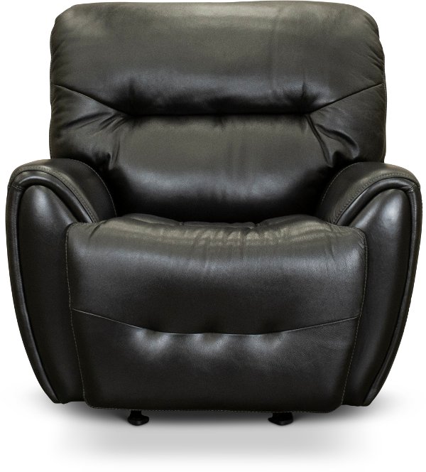 Browse Reclining Chairs And Leather Recliner Rc Willey Black Leather Match Power Glider Recliner Blaise