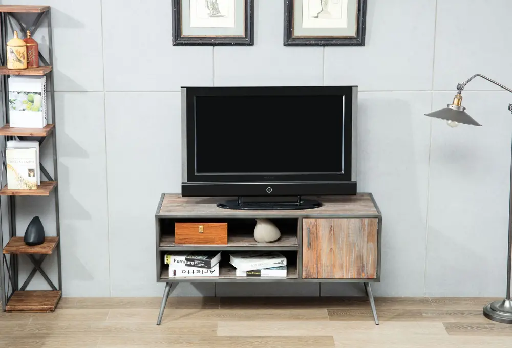 Charcoal Brown 50 Inch TV Stand - Brixton-1