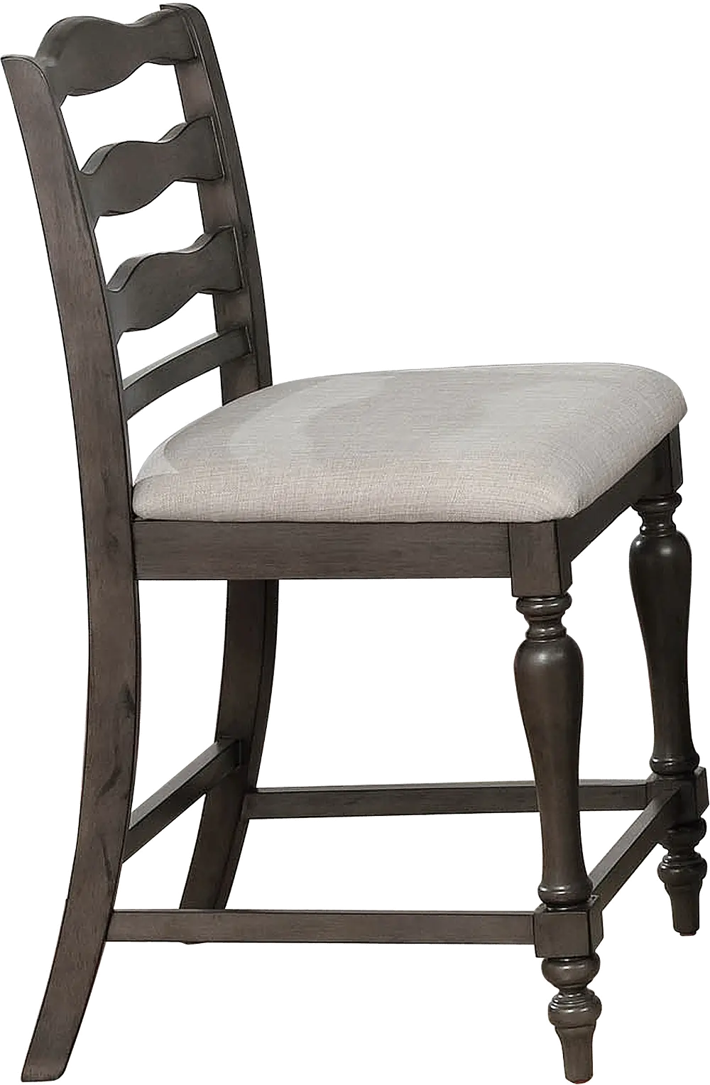 Birch Gray Upholstered Counter Height Stool - Theresa-1