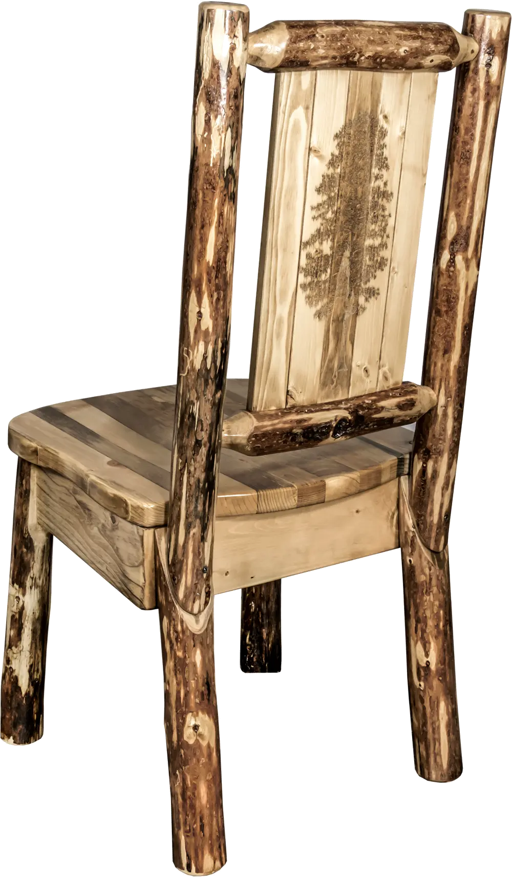 Country Pine Tree Dining Chair - Glacier Country-1