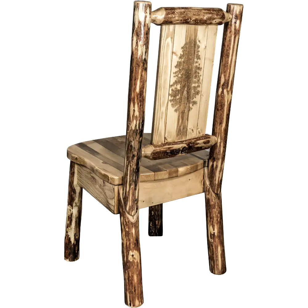 Country Pine Tree Dining Chair - Glacier Country-1