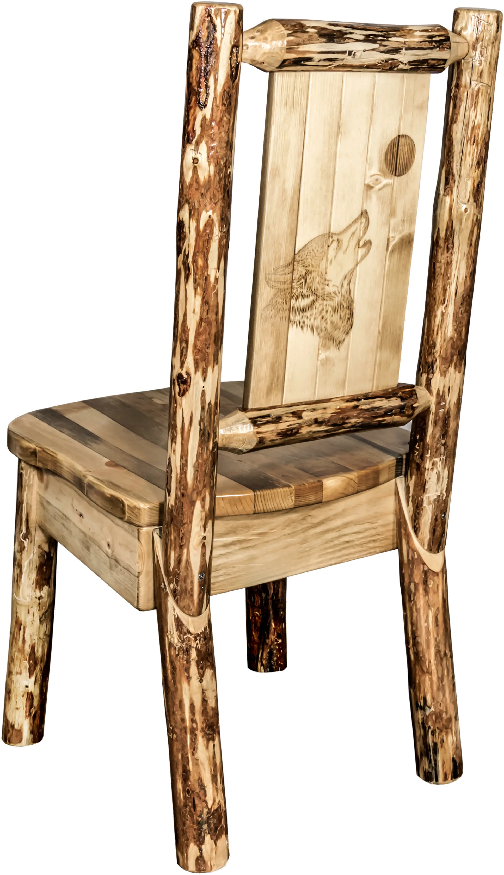 Country Wolf Dining Chair - Glacier Country