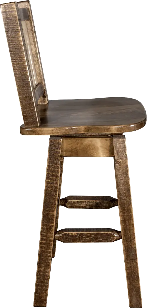 Rustic swivel bar online stools