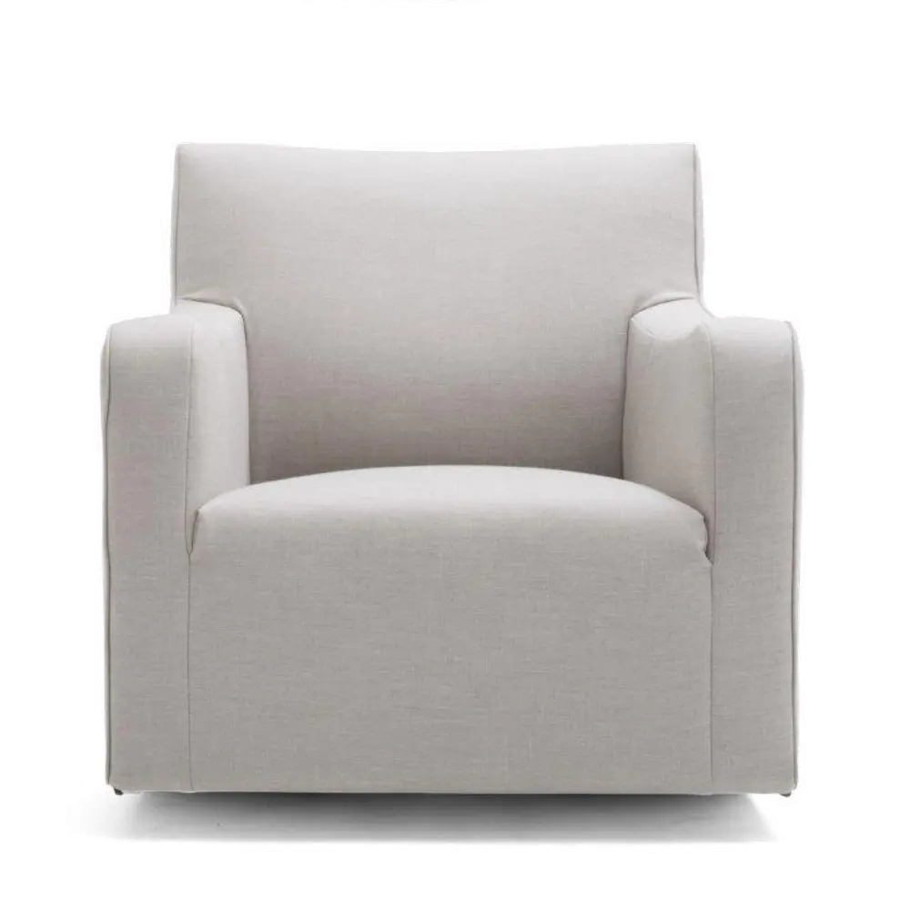 1582961/PATIOCHAIR Gray Modular Rocker Patio Chair - Big Joe Lux-1
