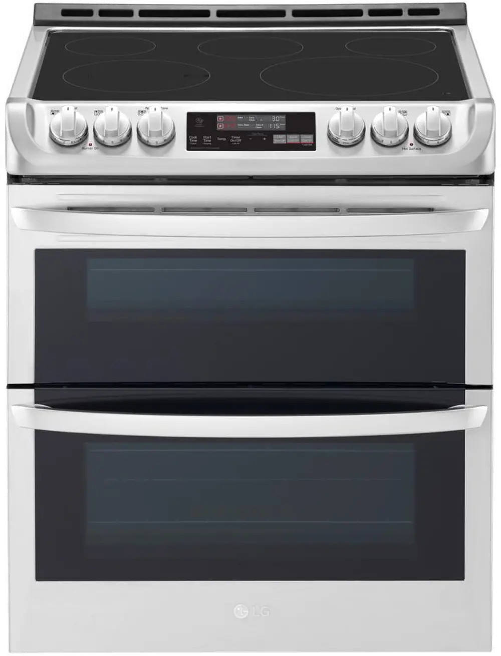 LTE4815ST LG 7.3 cu ft Double Oven Electric Range - Stainless Steel-1