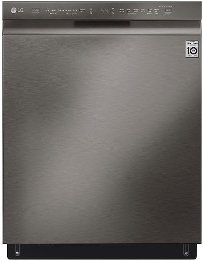 lg quadwash white dishwasher