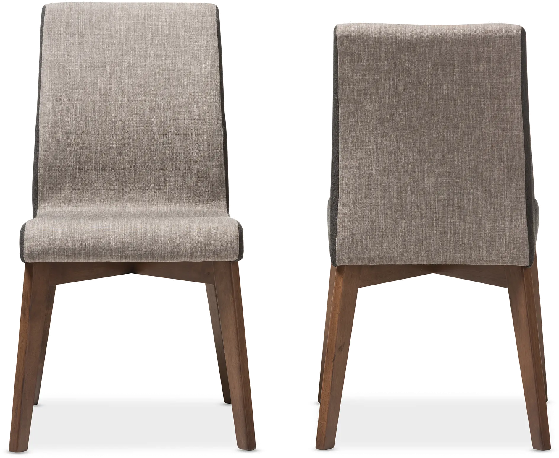 134-2PC-7181-RCW Kimberly Brown Dining Room Chairs (Set of 2) sku 134-2PC-7181-RCW