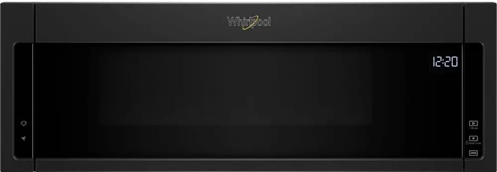 WML55011HB Whirlpool Low Profile Over the Range Microwave Oven - Black-1