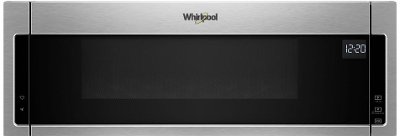 Whirlpool Low Profile Over The Range Microwave Oven Stainless Wml55011hs Whirlpool Low Profile Over The Range Microwave Oven Stainless Steel