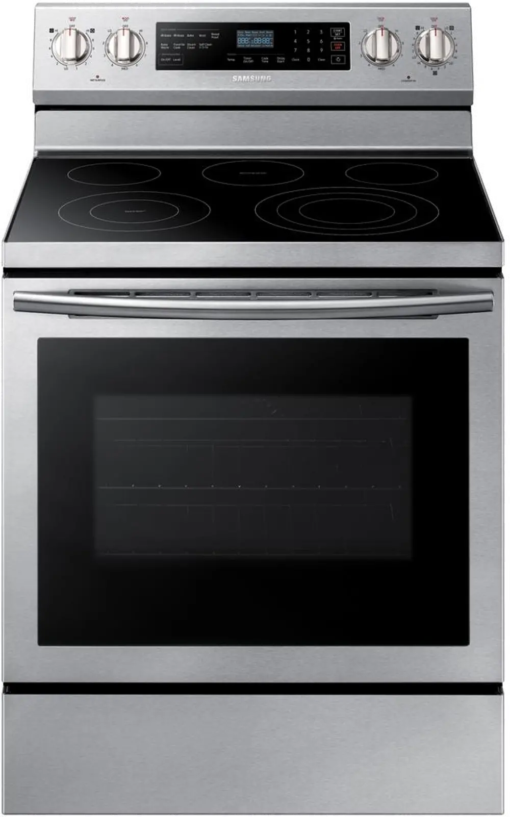 NE59N6630SS Samsung 5.9 cu. ft.  Electric Range with Steam Clean - Stainless Steel-1
