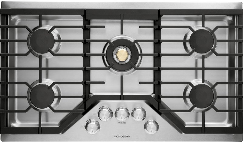 Ge Monogram 36 Inch Recessed Gas Cooktop Stainless Steel Rc Ge Monogram 36 Inch Recessed Gas Cooktop Stainless Steel Rc Willey Furniture