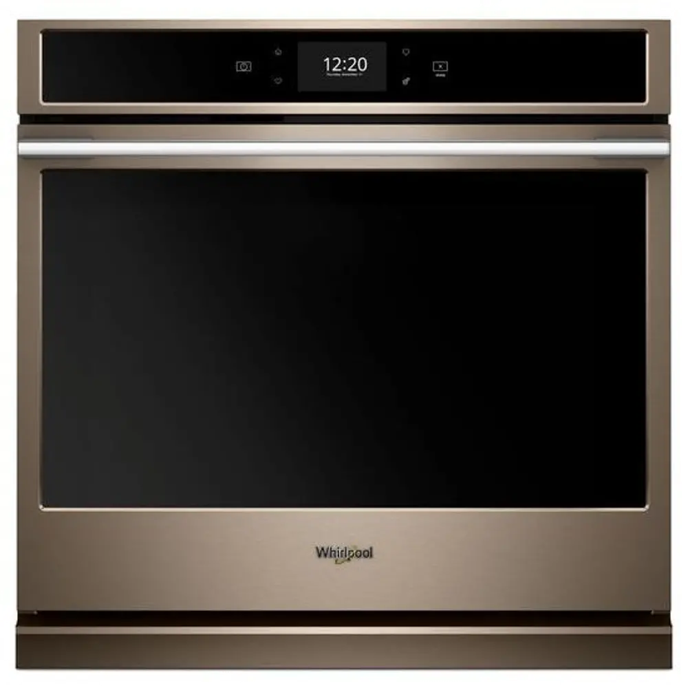 WOSA2EC0HN Whirlpool 30 Inch Smart Single Wall Oven with Convection - 5.0 cu. ft. Sunset Bronze-1