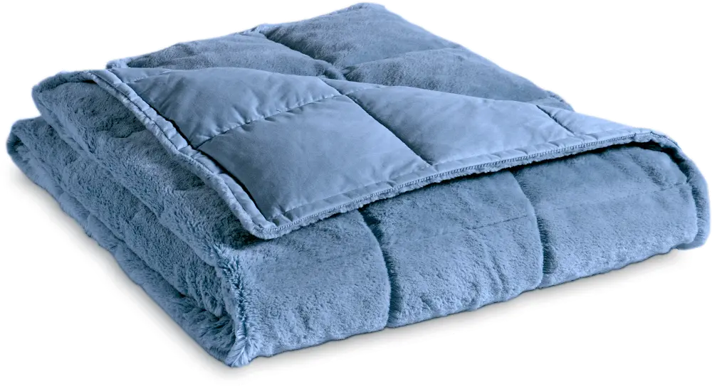 Driftwood Blue Ultra Plush Throw Blanket-1