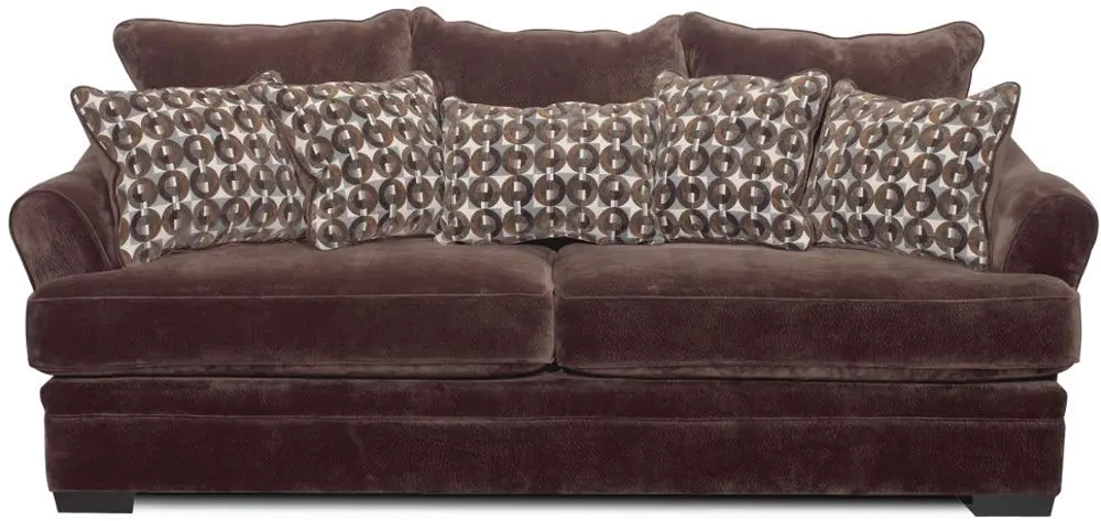 Acropolis Brown Sofa Bed-1